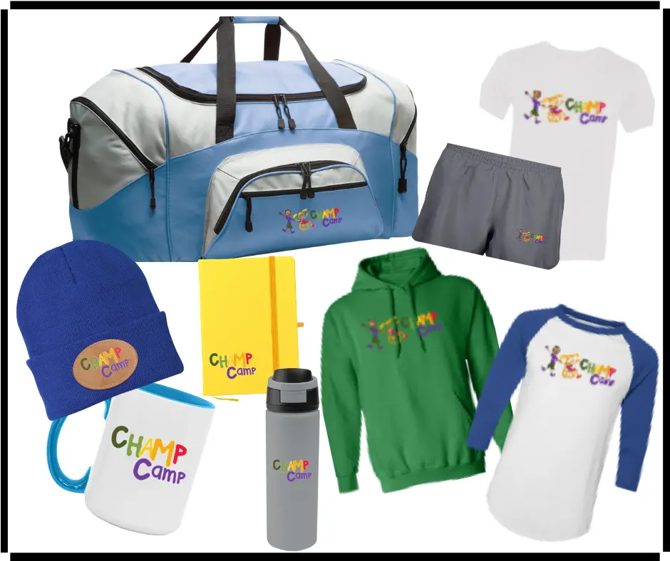CHAMP Camp Merchandise