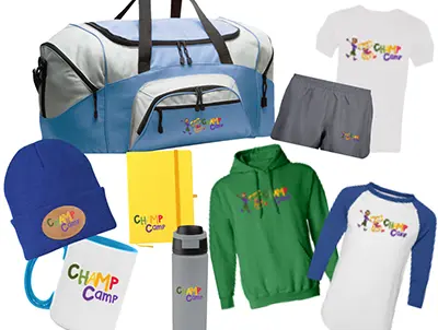 CHAMP Camp Merchandise